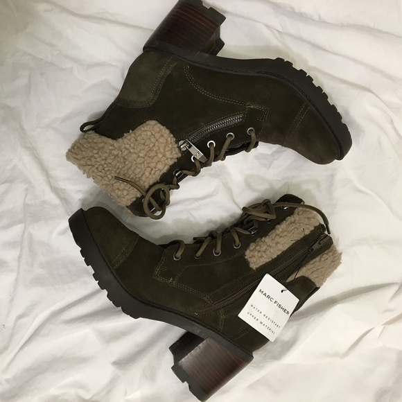 NWT Marc Fisher Suede Leather Boots Booties - Picture 3 of 7
